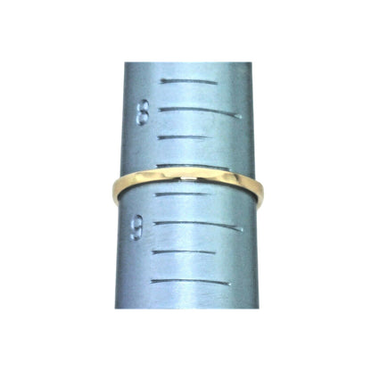 1/4ct Diamond Solitaire w/ Accent Ring 14k Yellow Gold 3.6g Size 8.75