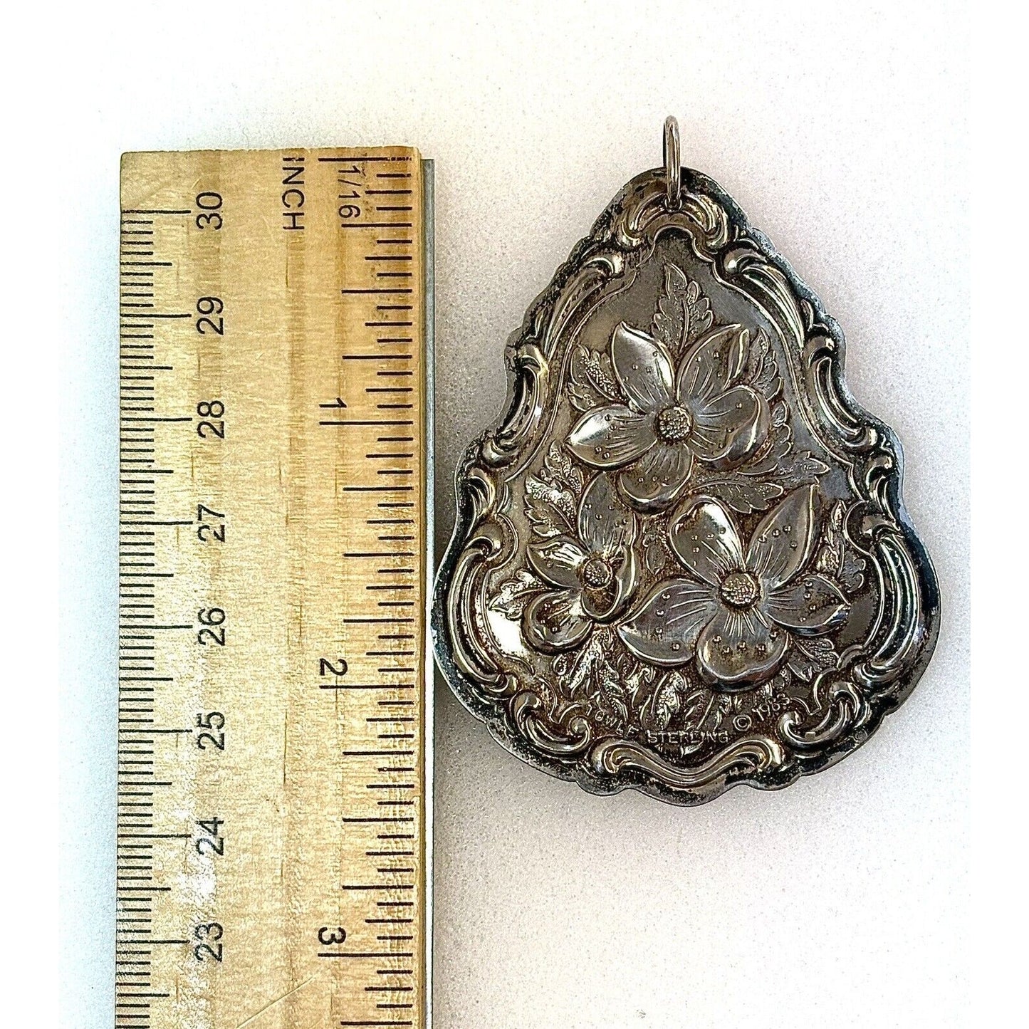 Towle Sterling 1983 Christmas Flower Ornament