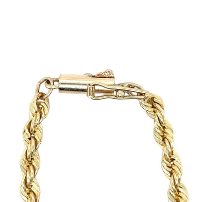 14k Yellow Gold 20 Inch Rope Chain 17.8g