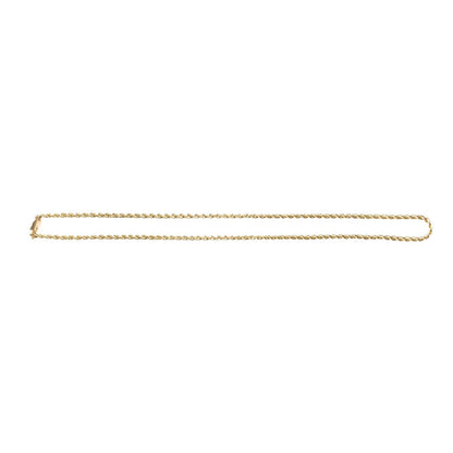 14k Yellow Gold 20 Inch Rope Chain 17.8g