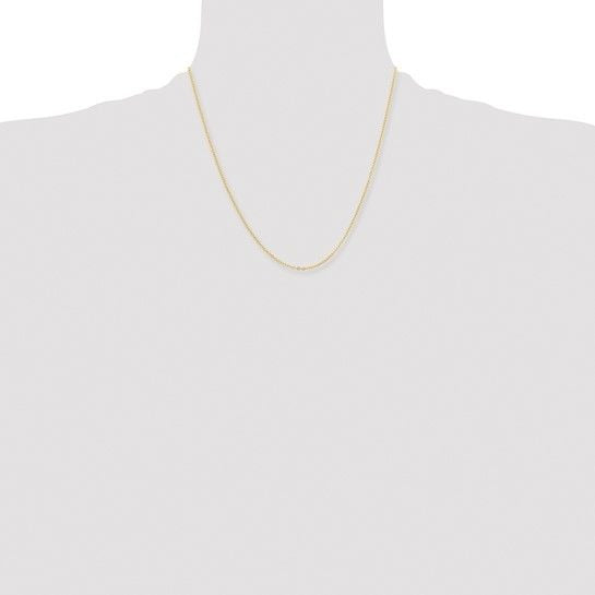 Chisel Gold-Tone Brass 1.70mm Plated 20 Inch Rolo Chain