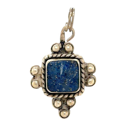Lapis Pendant .925 Sterling Silver 2.5 g