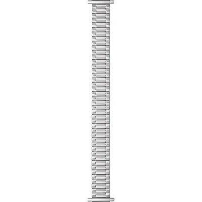 Stainless Steel Watch Band Silver 16-20mm Width  Compatible With Various Watch Models