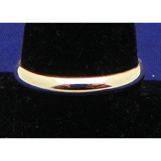 3.8mm Wedding Band Ring  14K Yellow Gold 3.9g Size 11.25