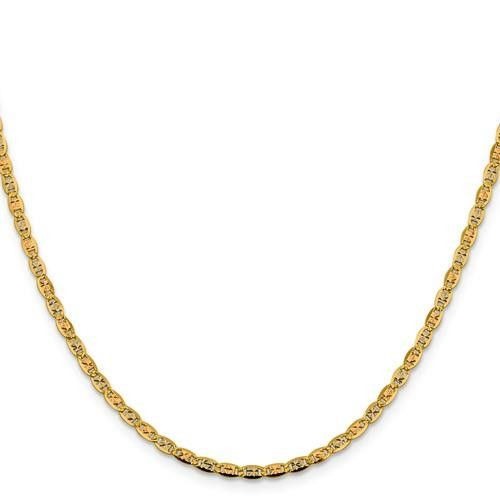 14k Tri-Color Gold 18-Inch Necklace