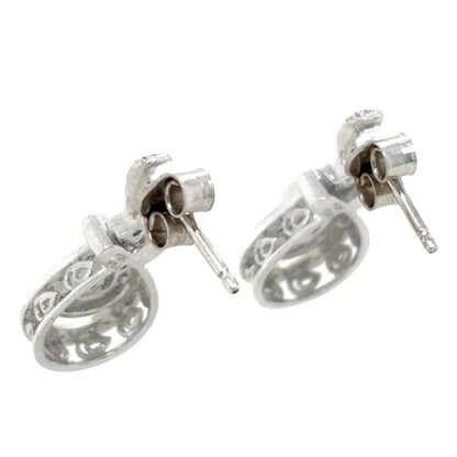 10k White Gold 1/3ctw Diamond Drop Dangle Earrings 3.8g