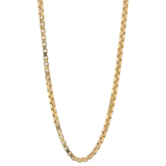 14k Yellow Gold 1mm 18 inch Box Chain 2.9g