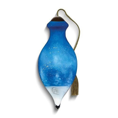 Ne'Qwa Art Angelic Melody by Hazel Lincoln Hand-painted Glass Ornament