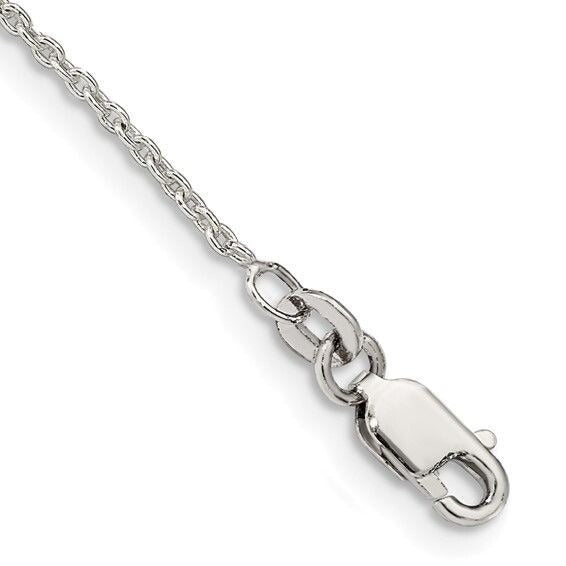 Sterling Silver 925 Cable Chain Necklace 20" Length 1.5mm