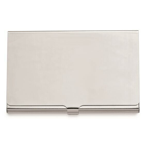 Silver Metal Business Card Holder Slim Design For Professionals