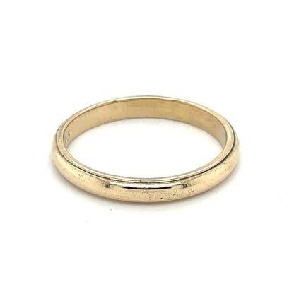 3mm Wedding Band Ring 14k Yellow Gold 3.5g Size 9.5