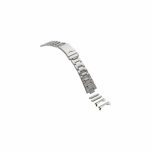 Mens 18-22mm Stainless Steel Multi-End Divers Link Watch Band