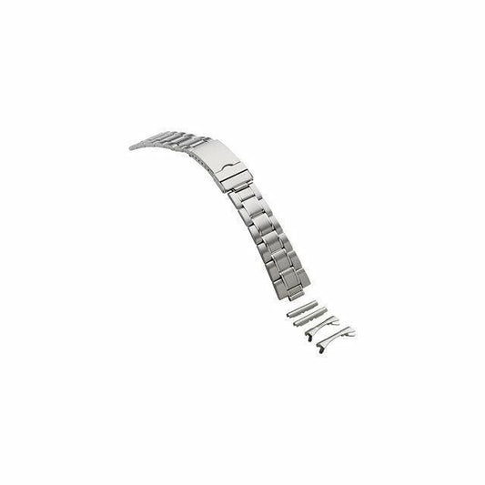 Mens 18-22mm Stainless Steel Multi-End Divers Link Watch Band