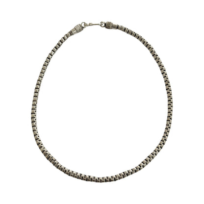 19.5 Inch Sterling Silver Necklace Solid .925 71.4g Classic Design