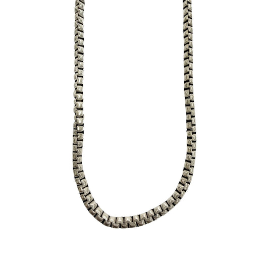 19.5 Inch Sterling Silver Necklace Solid .925 71.4g Classic Design
