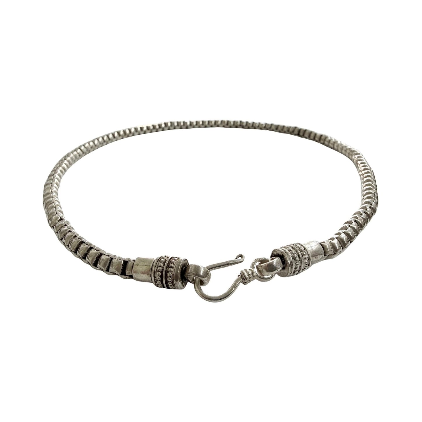19.5 Inch Sterling Silver Necklace Solid .925 71.4g Classic Design