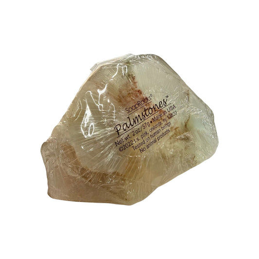 SoapRocks Palmstones  Soap Bar 2oz Handcrafted Vegan White/Tan
