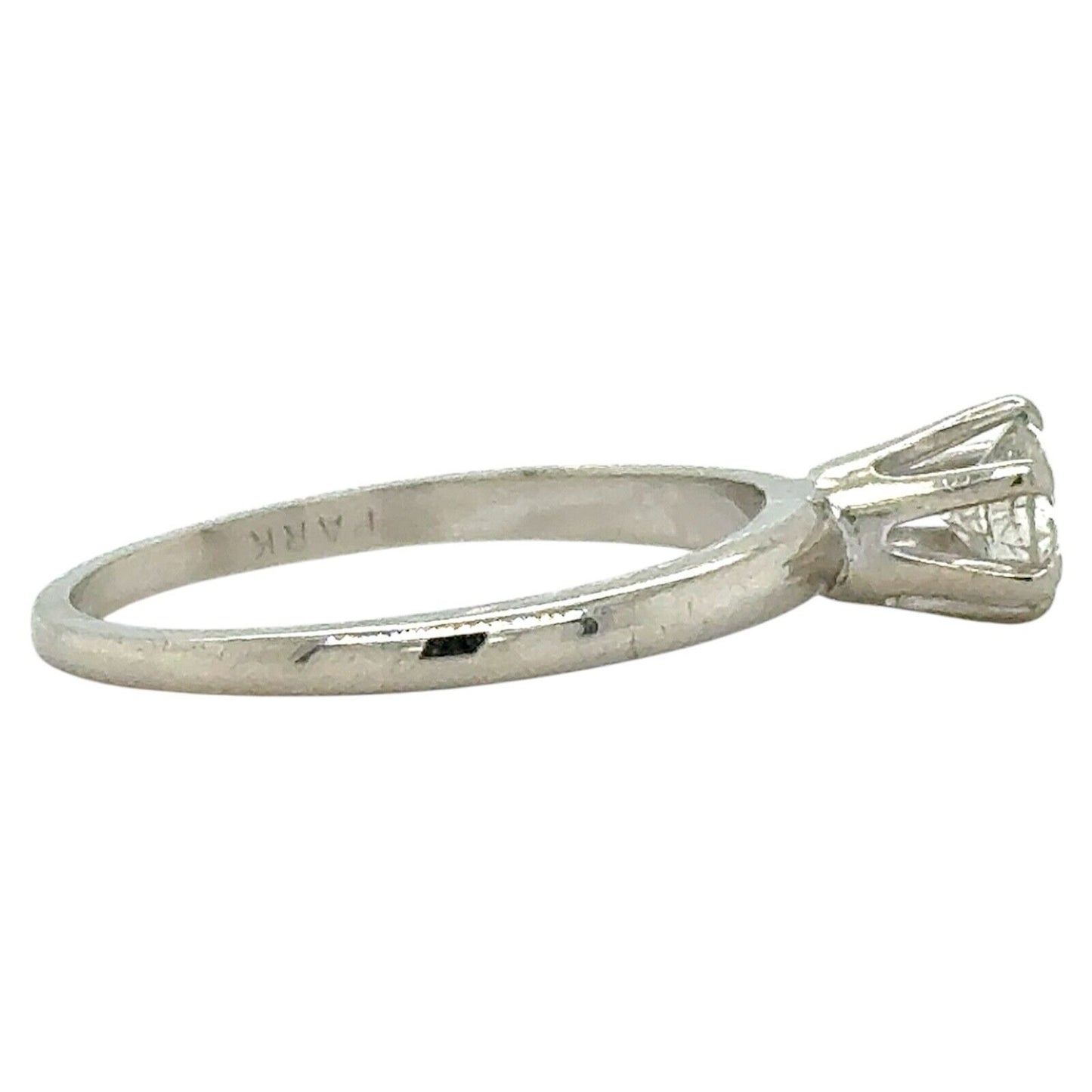 3/8ct Diamond Engagement Ring 14k White Gold  2.1g Size 7.25