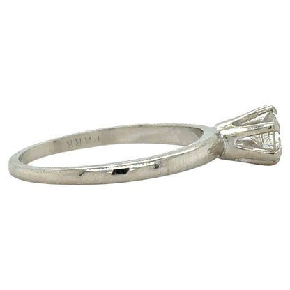 3/8ct Diamond Engagement Ring 14k White Gold  2.1g Size 7.25