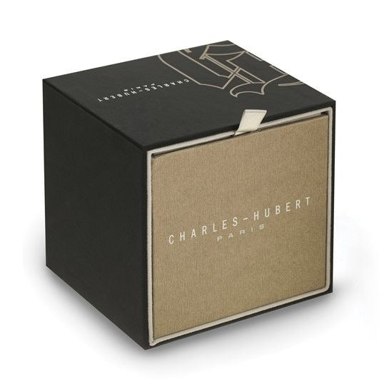 Charles-Hubert Gold-Plated Stainless Steel Quartz Red Dial & Date