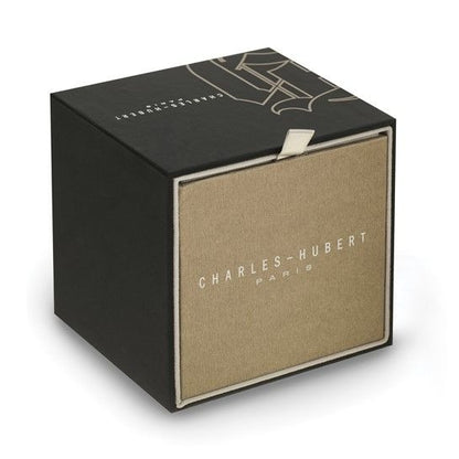 Charles-Hubert Gold-Plated Stainless Steel Quartz Red Dial & Date