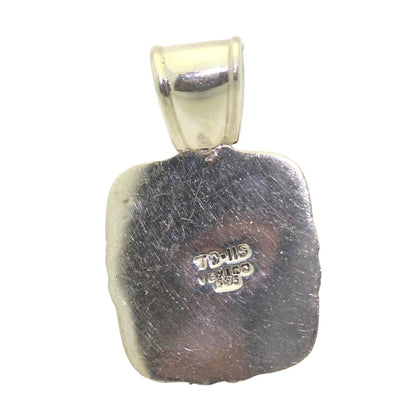 .925 Sterling Silver Textured Pendant 15.7g
