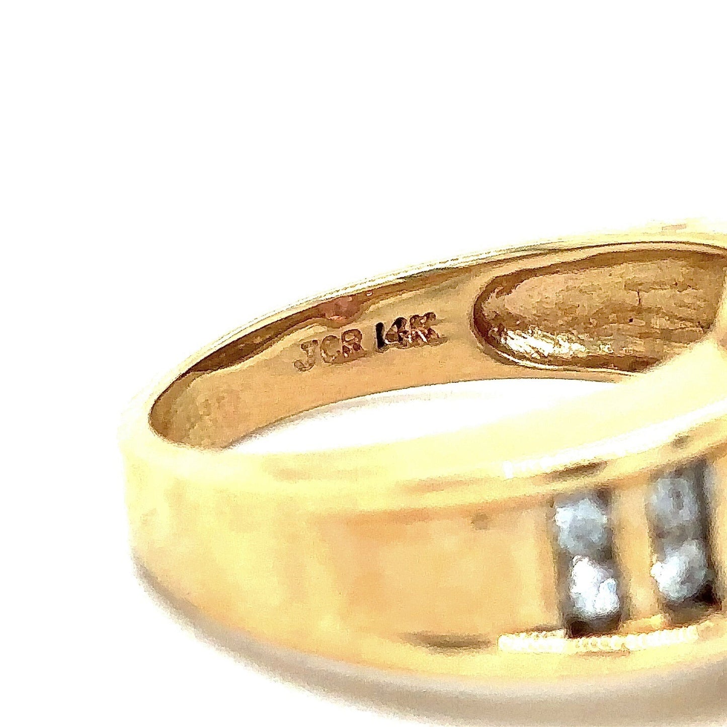 Created Pink Tourmaline Ring REAL Solid 14k Yellow Gold 8.0g Size 7