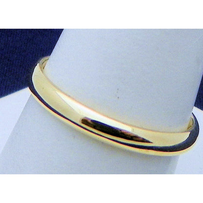 3.8mm Wedding Band Ring 14k Yellow Gold 3.9g Size 11.25