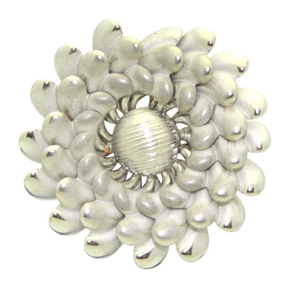 Sterling Silver Flower Pin Brooch .925 8.8g