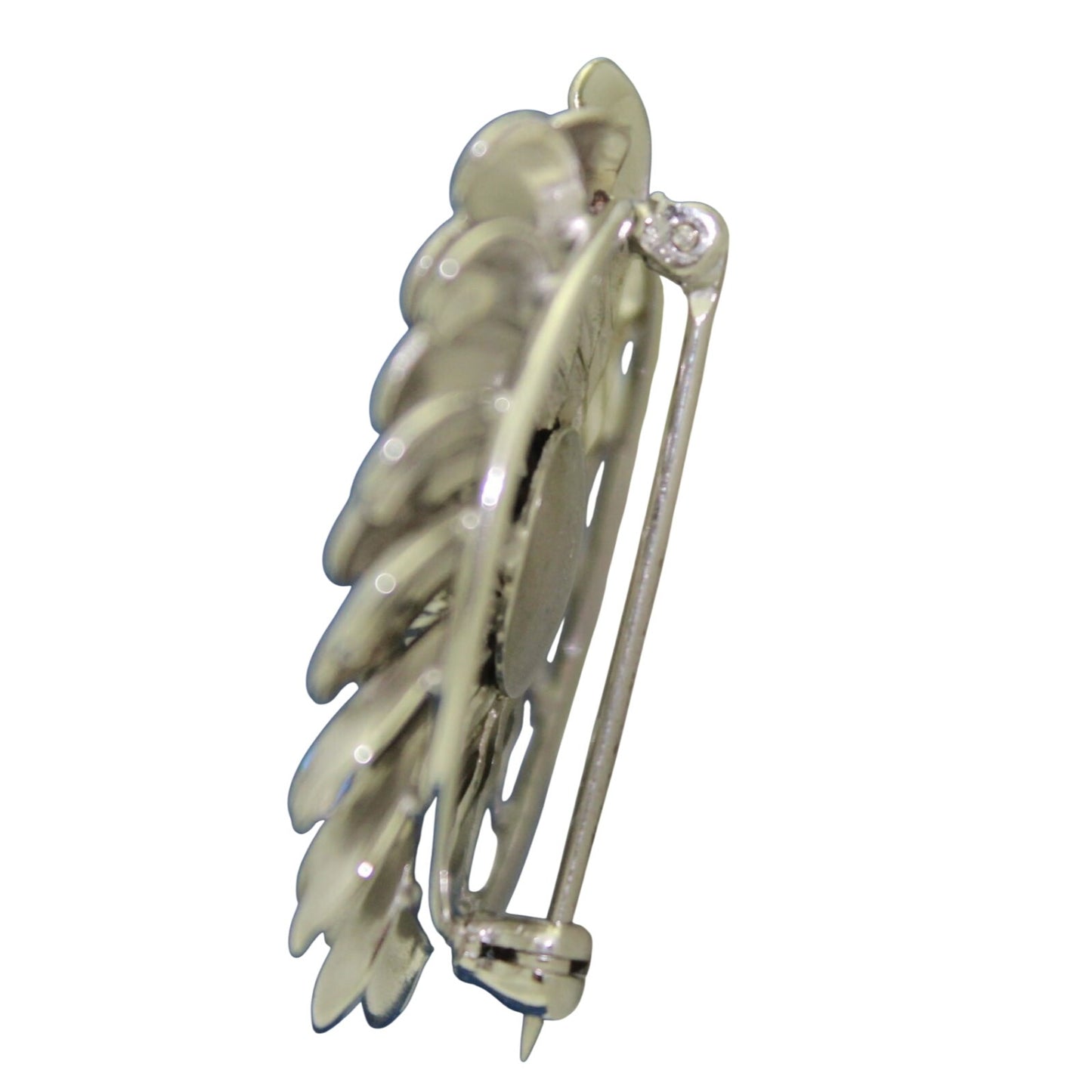 Sterling Silver Flower Pin Brooch .925 8.8g