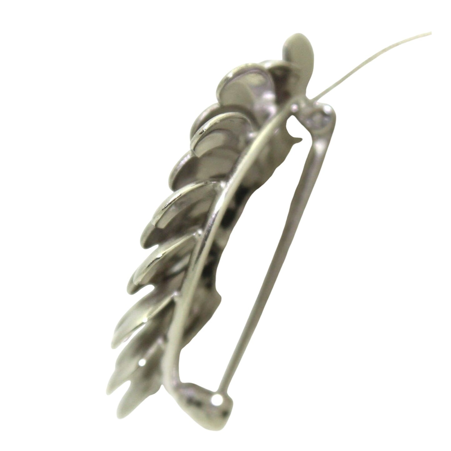 Sterling Silver Flower Pin Brooch .925 8.8g