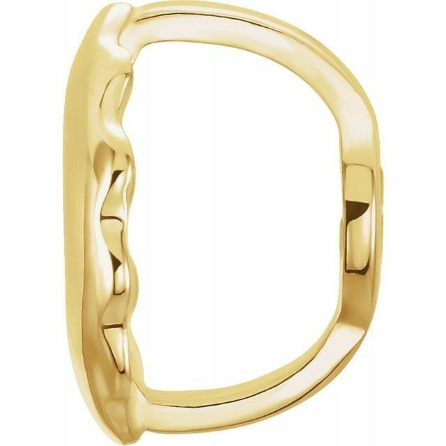 14K Yellow Gold Threaded Earring Back With 5.5mm Pad