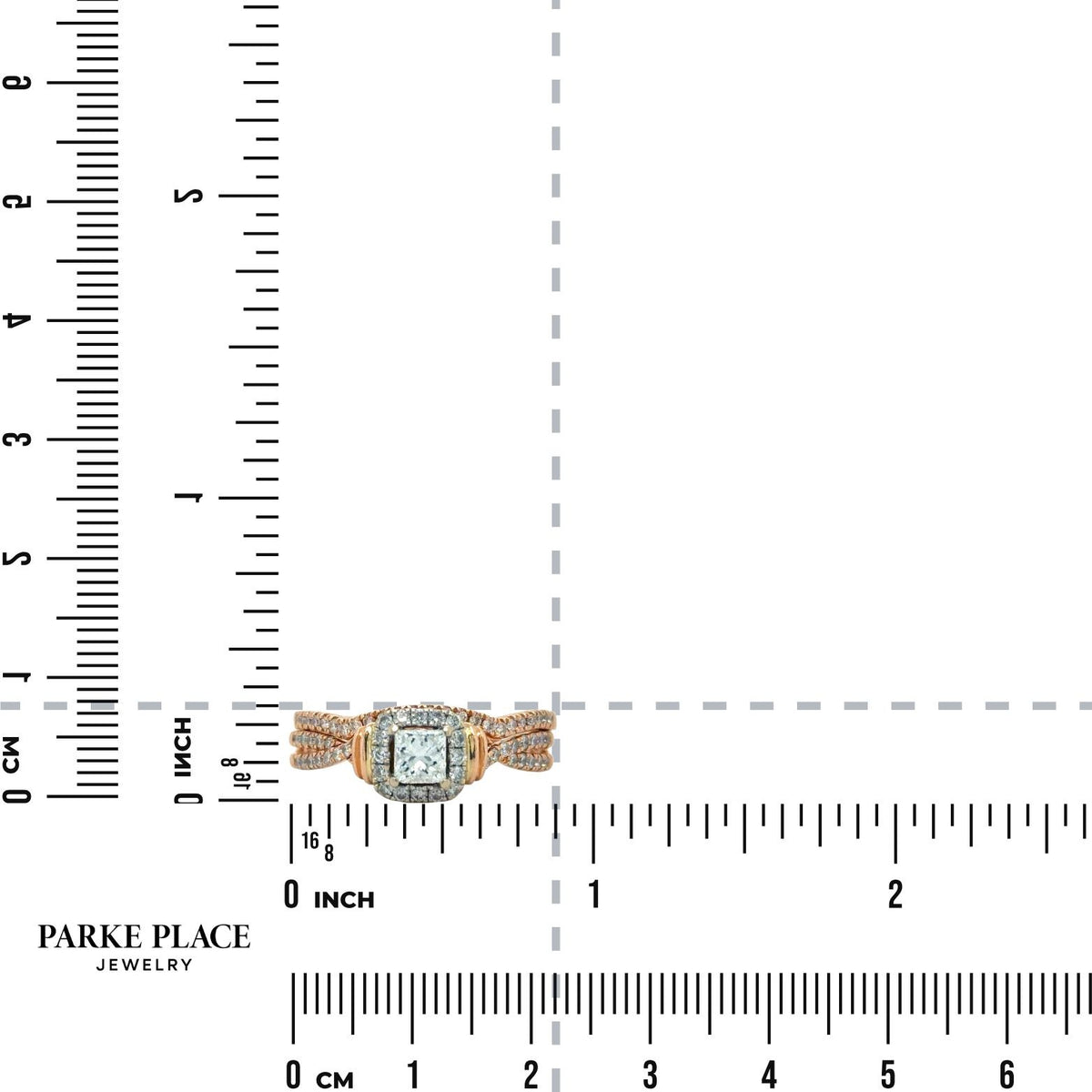 1ctw Diamond Bridal Wedding Ring Set 14k Rose Gold 6.0g Size 8.5
