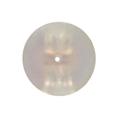 14K Yellow Gold Silicone Padded Friction Earring Back 5.5 mm Pad (single)
