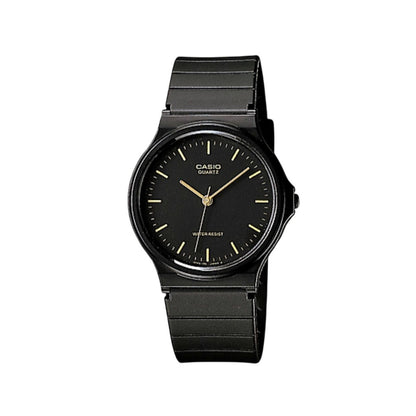 Casio Quartz Black Resin Band Water-Resistant Watch