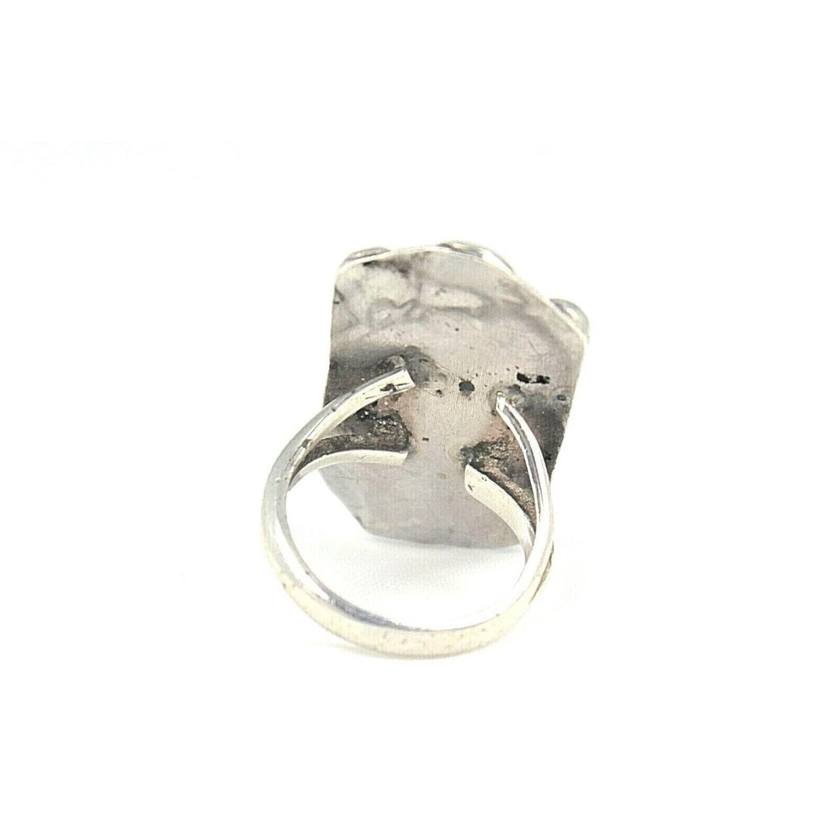 Vintage Turquoise Ring 7.9 g Real Solid Sterling Silver .925 Size 6