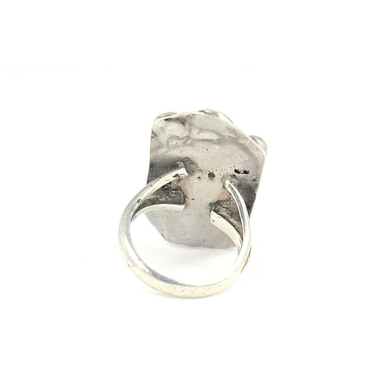 Vintage Turquoise Ring 7.9 g Real Solid Sterling Silver .925 Size 6