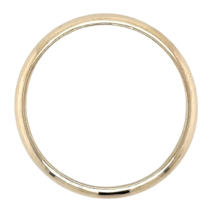 14k Yellow Gold 3.5mm Size 10 Comfort Wedding Band 4.0g
