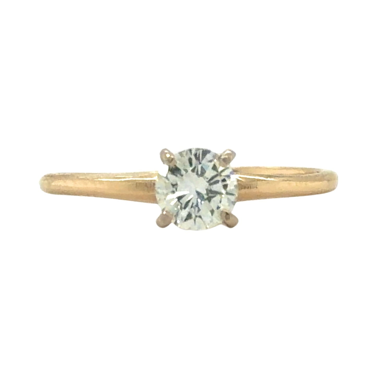 .40ct Diamond 14k Yellow Gold Ring 1.2g Size 5.75