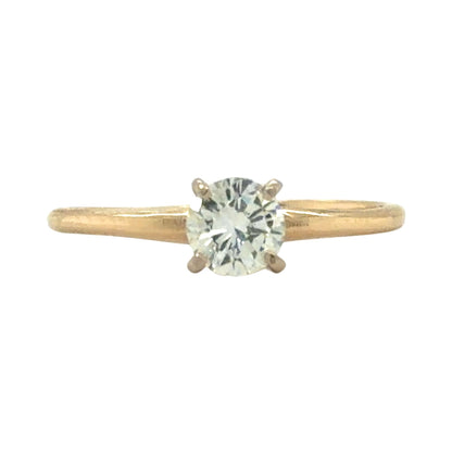 .40ct Diamond 14k Yellow Gold Ring 1.2g Size 5.75