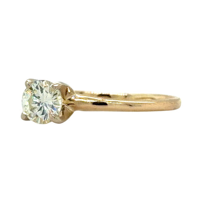 .40ct Diamond 14k Yellow Gold Ring 1.2g Size 5.75
