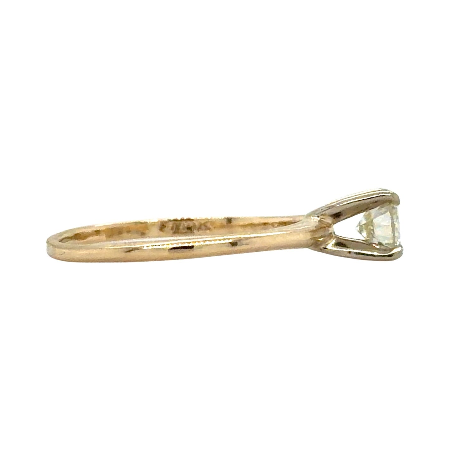 .40ct Diamond 14k Yellow Gold Ring 1.2g Size 5.75