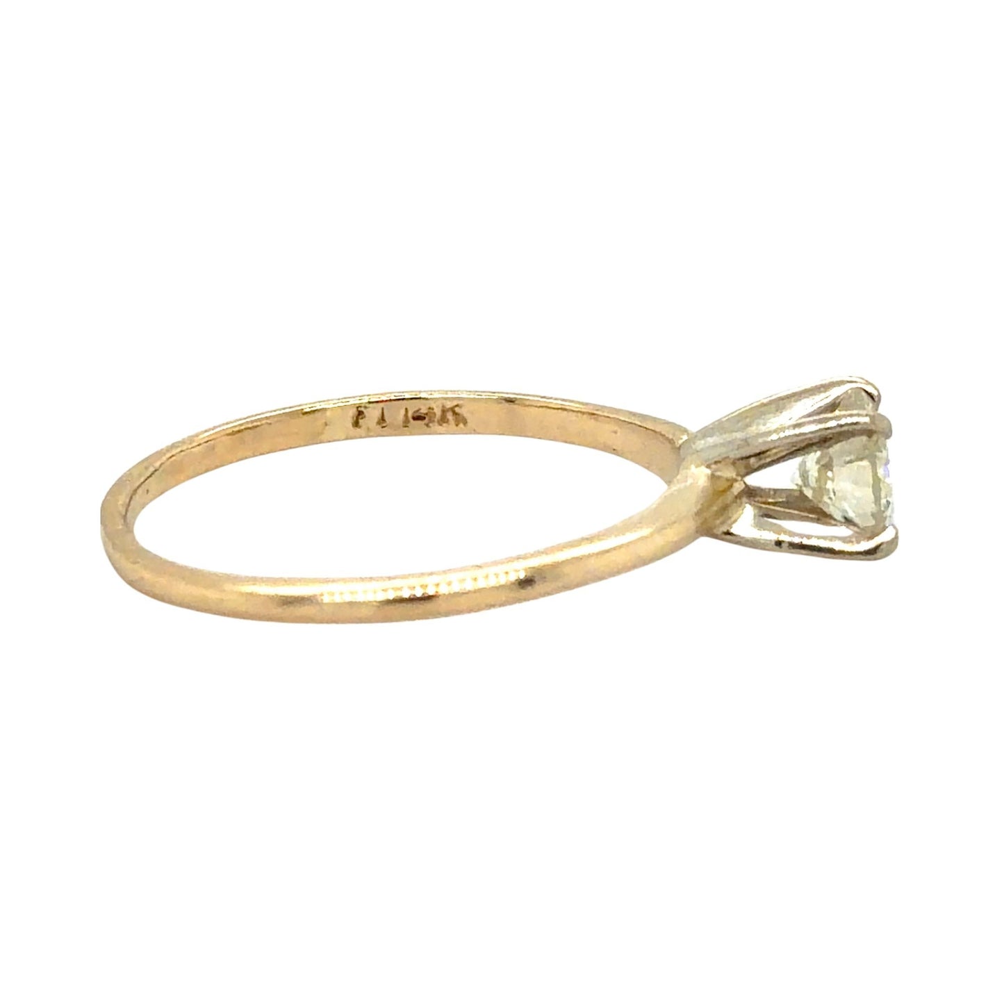 .40ct Diamond 14k Yellow Gold Ring 1.2g Size 5.75