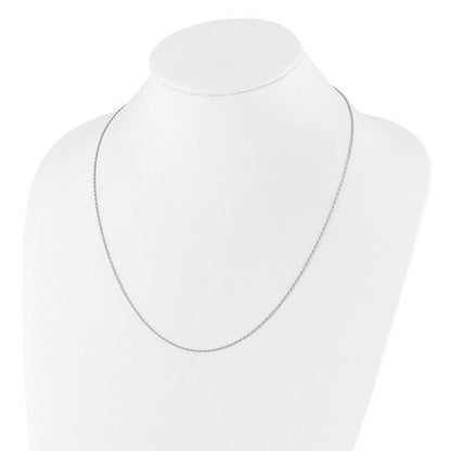 Sterling Silver 925 Adjustable 1.2mm Diamond Cut Rope Chain Necklace 30in