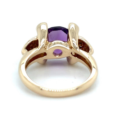 2.75ctw Tanzanite Cluster 10k Yellow Gold Ring 7.7g Size 7