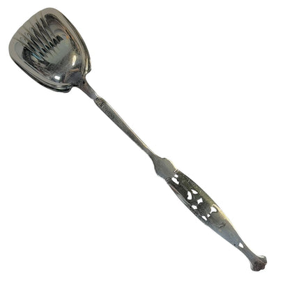 Sugar Spoon GW Shovel Shell 6 3/8" Sterling Silver By Whiting Number 1 Pattern 1885