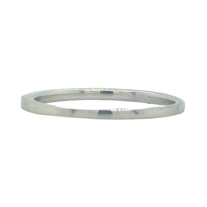 1/15ctw Diamond 14k White Gold Band Ring 1.5g Size 6.25