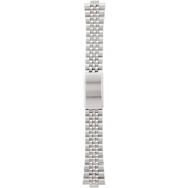 Mens 18-20-22mm Stainless Multi-End Piece Link Watch Band