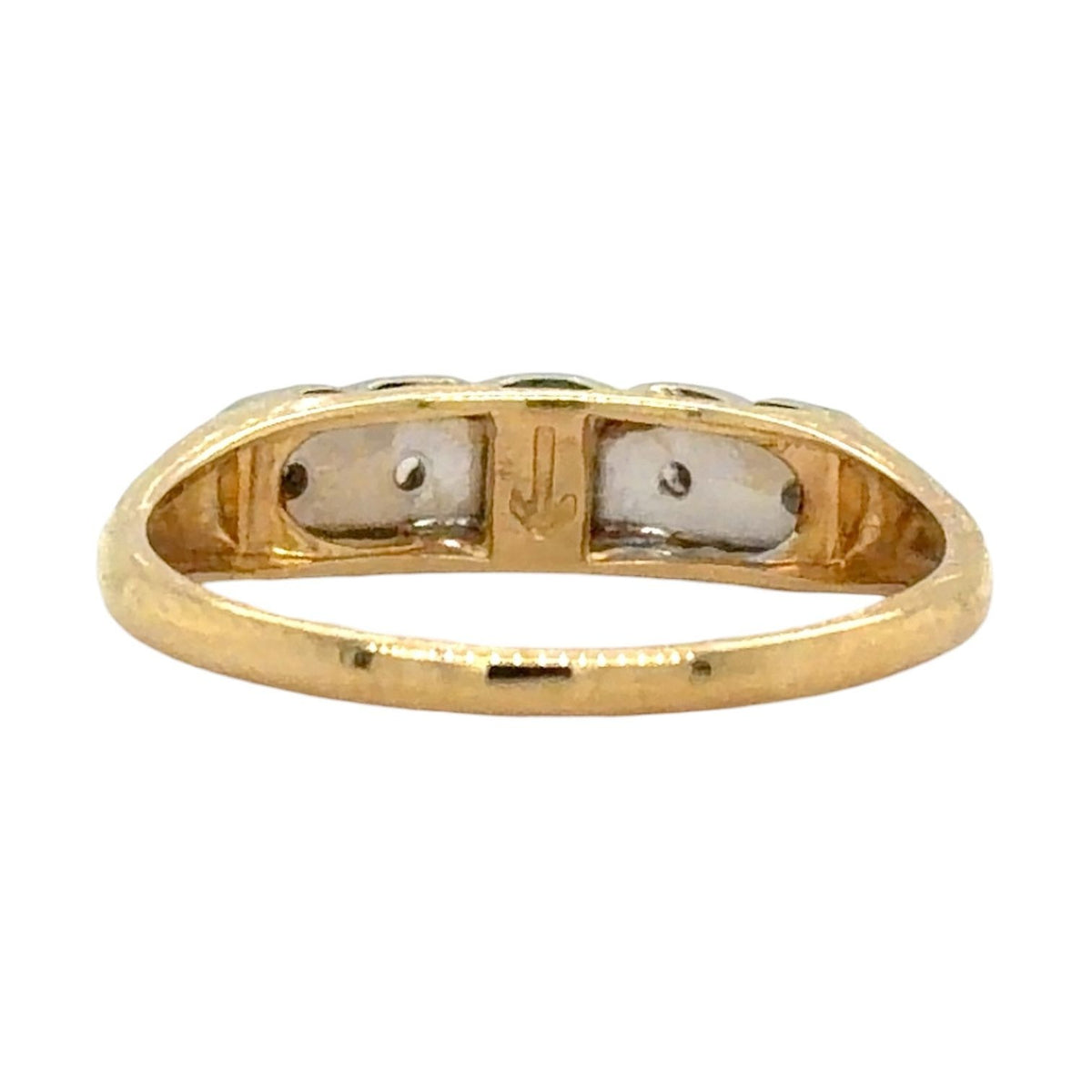 1/10ctw Diamond 14k Yellow Gold Band Ring 2.5g Size 7