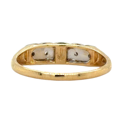 1/10ctw Diamond 14k Yellow Gold Band Ring 2.5g Size 7